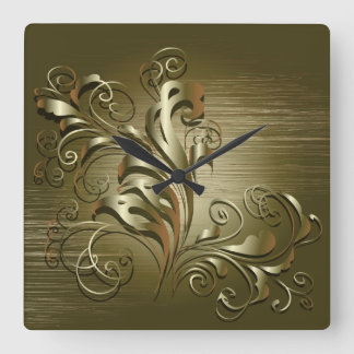 Elegante Abstrakte 5-Wall-Uhren und zahlreiche Opt Quadratische Wanduhr