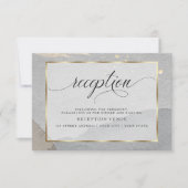 Elegante Abstrakte Aquarellfarben Splash Neutrale  Einladung (Vorderseite)