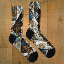 Elegante Abstrakte Art Muster Socken