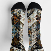 Elegante Abstrakte Art Muster Socken (Oben)