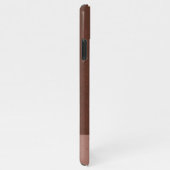 Elegante Abstrakte, blassgoldene Marmorplatte Agat iPhone Hülle (Rechte Seite)