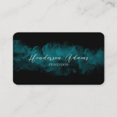 Elegante Abstrakte blaue Wolke Visitenkarte (Vorderseite)