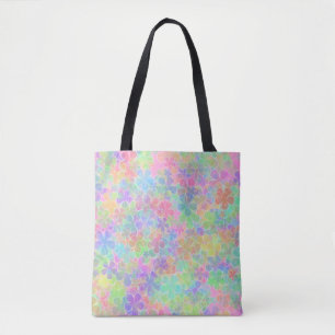 Elegante Abstrakte Blume Moderne Vorlage Tasche