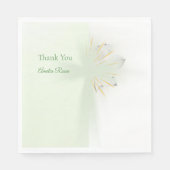 Elegante abstrakte Blumenserie Serviette (Vorderseite)