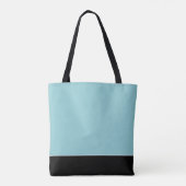 Elegante Abstrakte Blumenstrasse personalisiert Tasche (Rückseite)