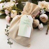 Elegante abstrakte Blütentipps Geschenkanhänger