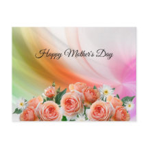 Elegante, Abstrakte, farbenfrohe Linien, Rose