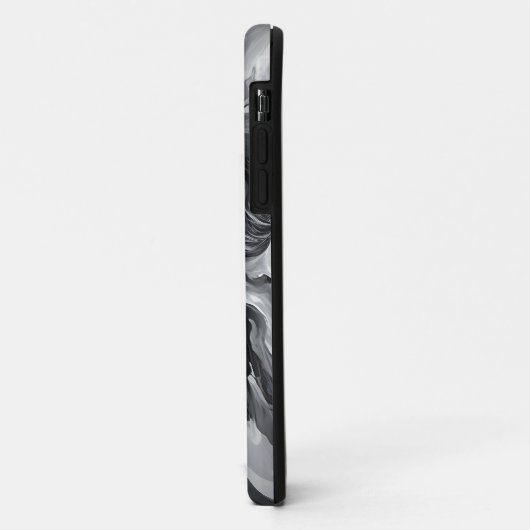 Elegante Abstrakte Flammen und Rauch Case-Mate iPhone Hülle (Hinten/Links)