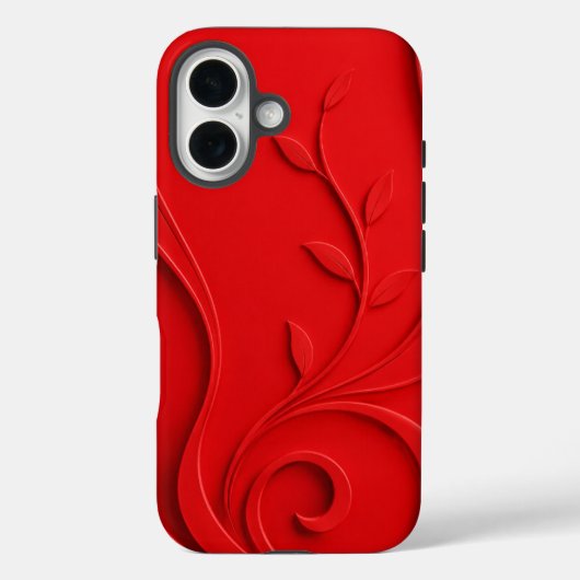 Elegante abstrakte florale Premium-mode Case-Mate iPhone Hülle (Rückseite)