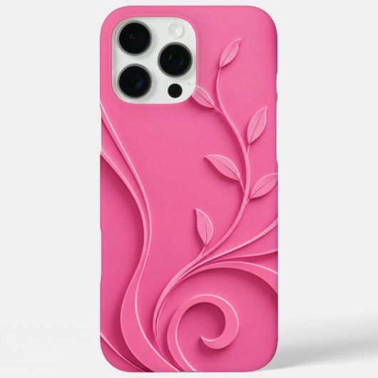 Elegante abstrakte florale Premium Mode Case-Mate iPhone Hülle (Rückseite)