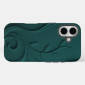 Elegante abstrakte florale Premium Mode Case-Mate iPhone Hülle (Rückseite (Horizontal))