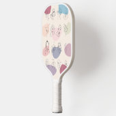 Elegante Abstrakte Fraueninsel Pickleball Paddle (Links)
