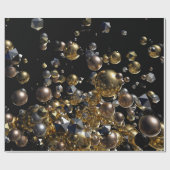 Elegante Abstrakte Geometrie Explosion - Gold und Geschenkpapier (Flach)