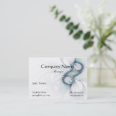 Elegante abstrakte Geschäfts-Karte Visitenkarte (Stehend Vorderseite)