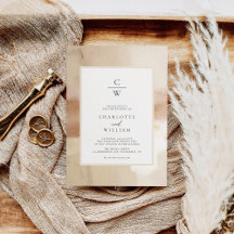 Elegante Abstrakte Hochzeit in Brushed Gold