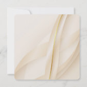 Elegante Abstrakte Hochzeit rettet das Datum Save The Date (Rückseite)