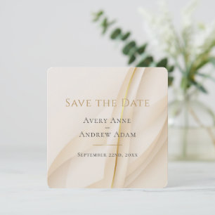 Elegante Abstrakte Hochzeit rettet das Datum Save The Date