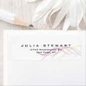 Elegante Abstrakte Kurven Beruflich Moderne (Insitu)