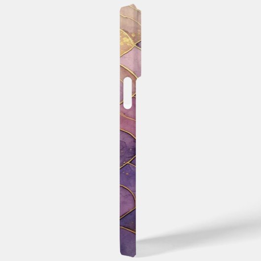 Elegante Abstrakte Lila Wasserfarbe Case-Mate iPhone Hülle (Rückseite / Rechts)