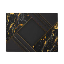 Elegante Abstrakte Line Art auf schwarzem Hintergr