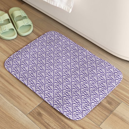 Elegante Abstrakte Linien Badematte