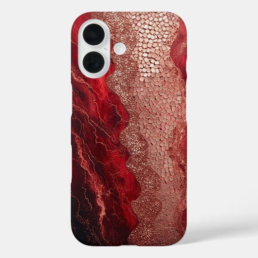 Elegante Abstrakte Malerei Case-Mate iPhone Hülle (Rückseite)