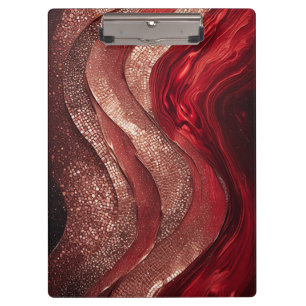 Elegante abstrakte Malerei Klemmbrett