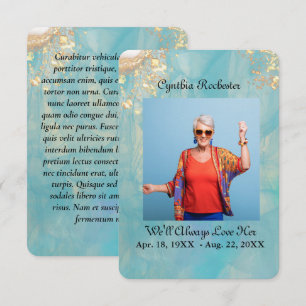 Elegante Abstrakte Marmorkarte Dankeskarte