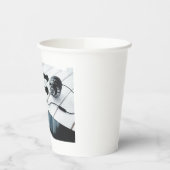 Elegante Abstrakte Papiergruppen Pappbecher (Links)