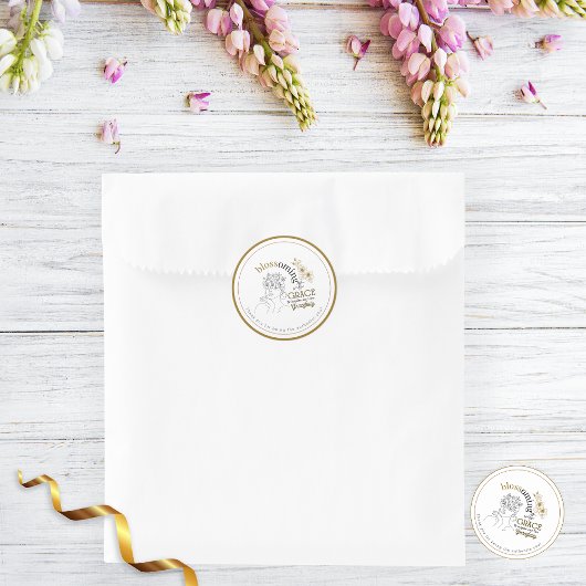 Elegante Abstrakte Rose Haare blühen mit Anmut Runder Aufkleber