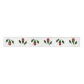 Elegante Abstrakte Rote Rosen, Holly Holiday Patte Ripsband (Vorderseite)