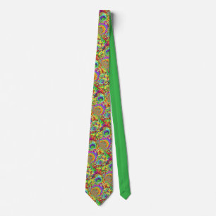 Elegante abstrakte Sonnenblumen Krawatte