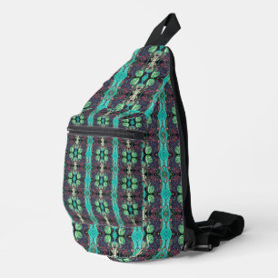 Elegante Abstrakte Symmetrische Kunst Neuvau zwei  Crossbody Bag