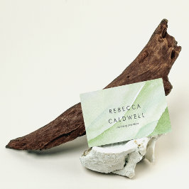 Elegante Abstrakte Wasserfarbe Visitenkarte