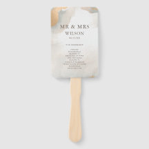 Elegante Abstrakte Wasserfarben-Hochzeit