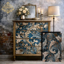 Elegante Acanthus Leaf Tea/Taupe Barockmusik