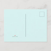 Elegante Acuarela Copo de Nieve Reserva la Fecha Ankündigungspostkarte (Rückseite)