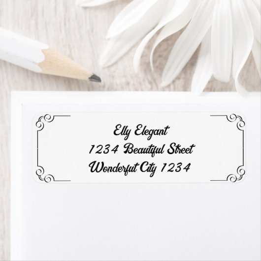 Elegante Adresse (Insitu)