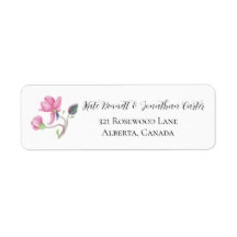 Elegante Adresse des rosa Magnoliengartens