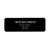 Elegante Adresslabels (Vorne)