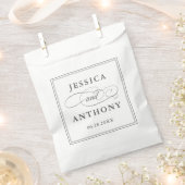 Elegante Affair Wedding oder Engagement Party Geschenktütchen (Ausgeschnitten)