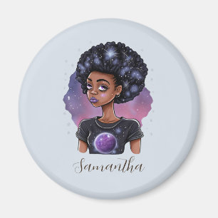 Elegante Afro-Frau Magnet