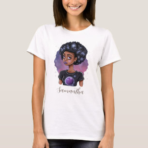 Elegante Afro-Frau T-Shirt