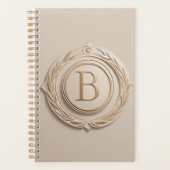 Elegante Agenda mit B-Logo Planer (Vorderseite)