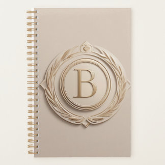 Elegante Agenda mit B-Logo Planer