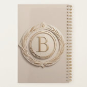 Elegante Agenda mit B-Logo Planer (Rückseite)