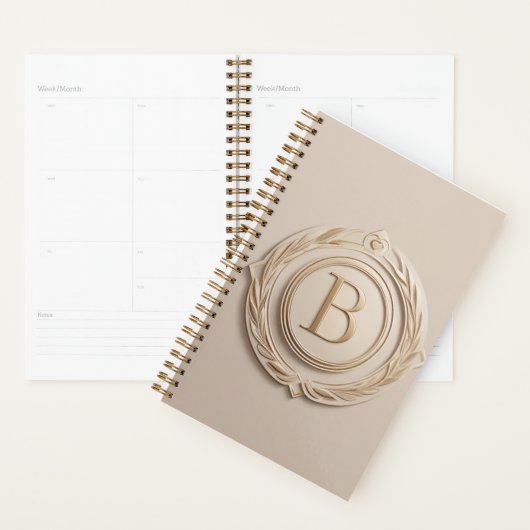 Elegante Agenda mit B-Logo Planer (Anzeige)