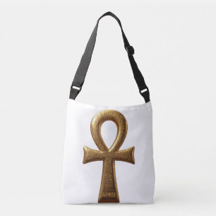 Elegante ägyptische Ankh-Symbol-Tasche  Tragetaschen Mit Langen Trägern