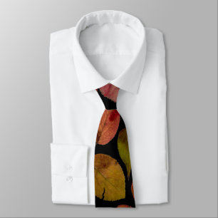 Elegante Ahornblätter Herbst Muster Krawatte