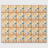 Elegante AhornBlätter Herzlichen Dank für den Ernt Geschenkpapier (Flach)